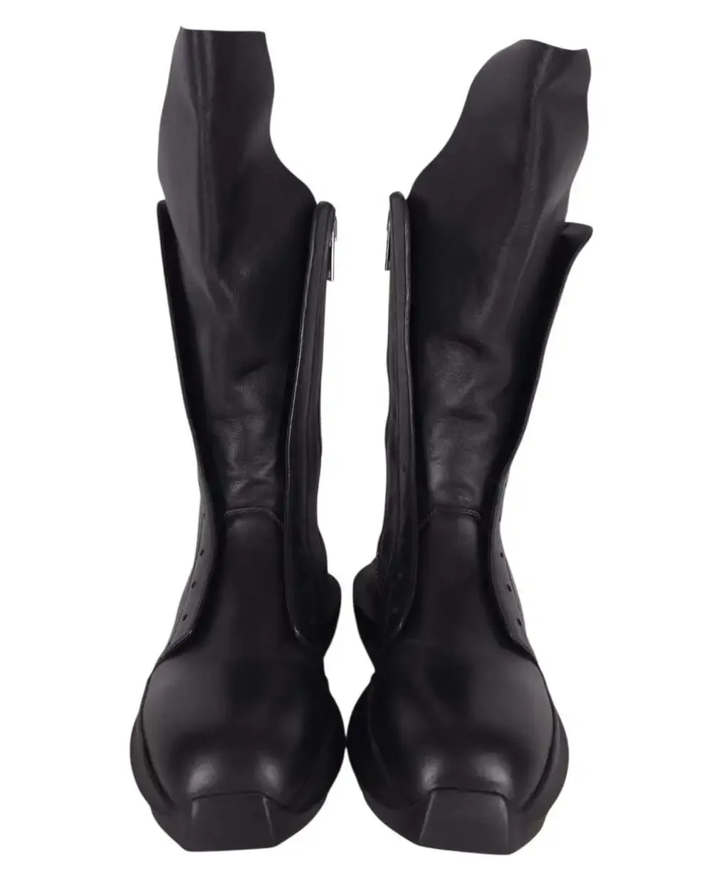 Rick Owens Geth Army Boots US 8 EU 41 Mens Black Leather $1935